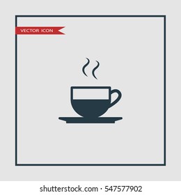 tea cup icon vector illustration vector, for web and mobile design