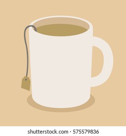 Tea cup icon vector illustration