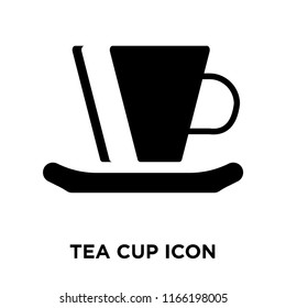 Tea cup icon vector isolated on white background, Tea cup transparent sign , food symbols