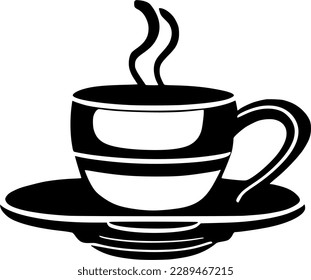 tea cup icon vector symbol design illustration