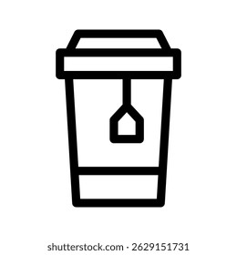 Tea Cup Icon Vector Symbol Design Illustration
