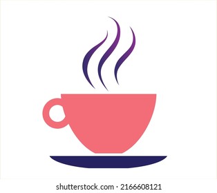 Tea cup icons vector collection with white background
