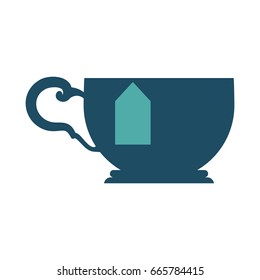 Tea cup isolated