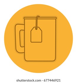 tea cup isolated icon