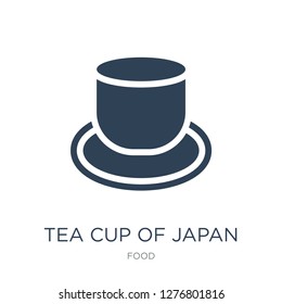 tea cup of japan icon vector on white background, tea cup of japan trendy filled icons from Food collection, tea cup of japan vector illustration