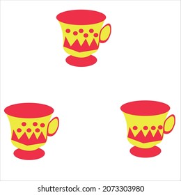 tea cup logo design of company.tea cup vector art illustration.coffee cup icon graphic.hot coffee cup design