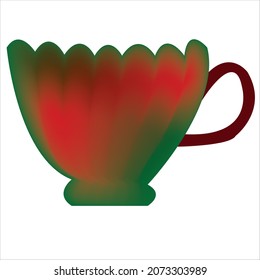 tea cup logo design of company.tea cup vector art illustration.coffee cup icon graphic.hot coffee cup design