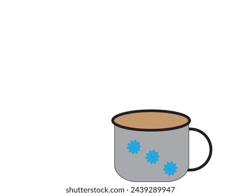 Tea cup logo images illustration design