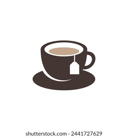 Tea cup logo, tea pot logo