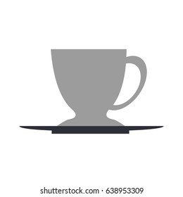 tea cup and plate icon image 