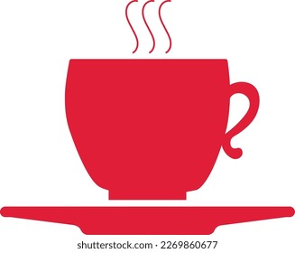Tea Cup Plate icon vector illustration graphic