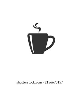 Tea cup simple icon. Vector illustration in flat sign