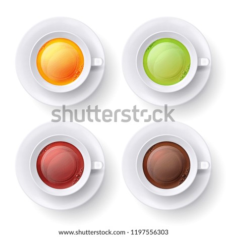 Similar – Image, Stock Photo Cup with yellow herbal tea