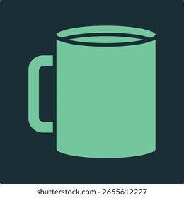 Tea cup trendy applicable important vector Illustration design fair colorful background.eps