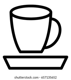 Tea Cup Vector Icon