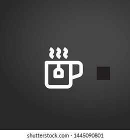 Tea Cup vector icon. Tea Cup concept stroke symbol design. Thin graphic elements vector illustration, outline pattern for your web site design, logo, UI. EPS 10.