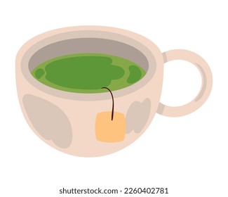 tea cup vector icon isolated