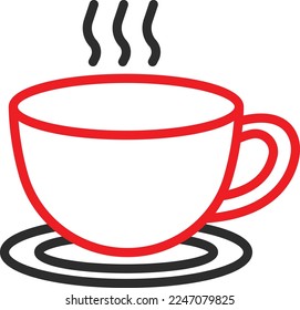 Tea cup Vector Icon which is suitable for commercial work and easily modify or edit it
