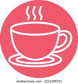 Tea cup Vector Icon which is suitable for commercial work and easily modify or edit it
