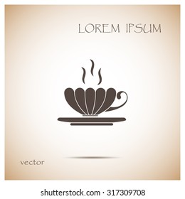 Tea cup vector illustration