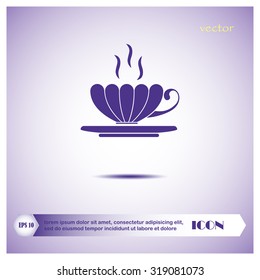 Tea cup vector illustration