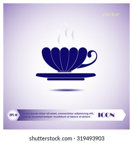 Tea cup vector illustration