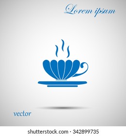 Tea cup vector illustration