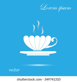 Tea cup vector illustration