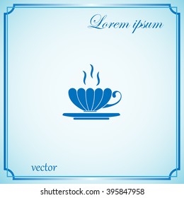 Tea cup vector illustration