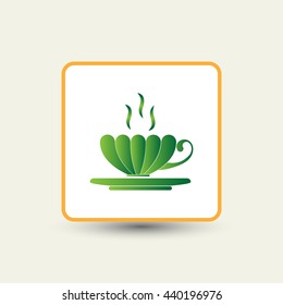 Tea cup vector illustration