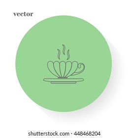 Tea cup vector illustration