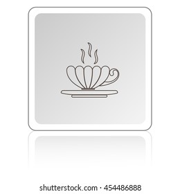 Tea cup vector illustration
