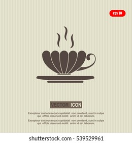 Tea cup vector illustration