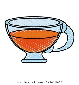 tea cup vector illustration