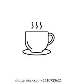 Tea Cup vector illustration line icon icons design