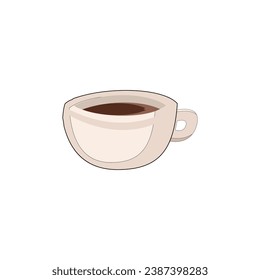 tea cup vector type icon