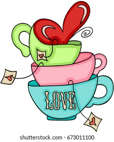 Tea cups love

