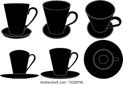 tea cups-6 views