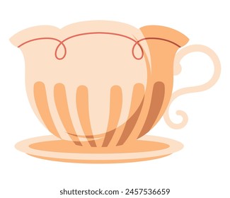 Tea Day Cup Isoliertes Design