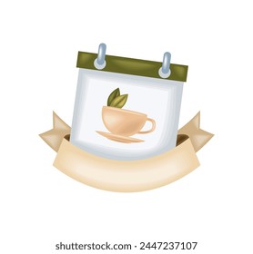 diseño aislado del evento del día del té