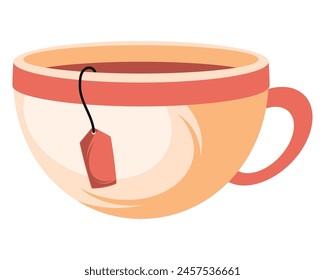 tea day festive isolated design