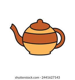 Tea Day Retro Style Element Vector Design