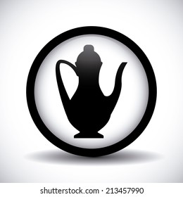 tea design over gray background vector illustration