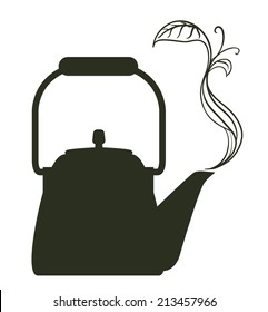 tea design over white background vector illustration