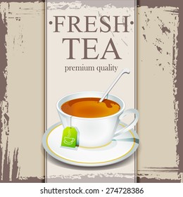 Tea design template