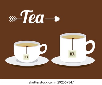 Tea digital design, vector illustration eps 10