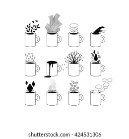 Tea dreams. Allegoric images of tea.