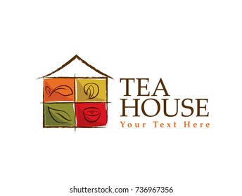 Tea Festival Icon Logo 
