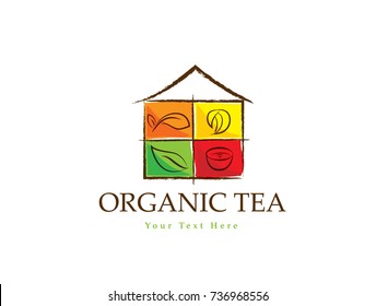 Tea Festival Icon Logo 