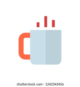tea flat vector icon